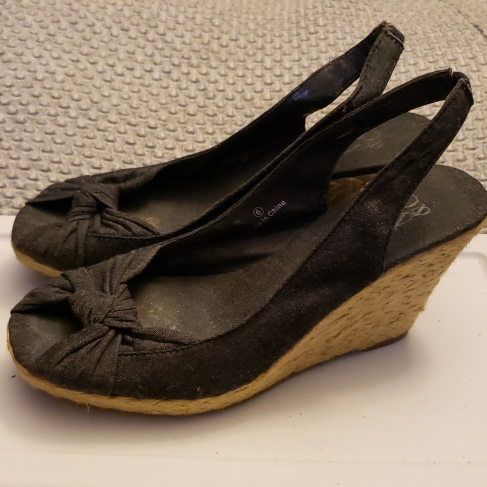 Women's Denim Platform Sandals